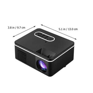 EXCEART Portable Projectors Mini Projector Portable Entertainment Movie Projector 1080p Video Projector Machine for Home Office Led Projector