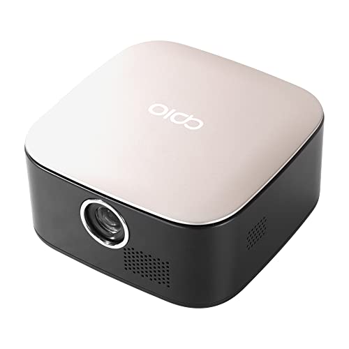 APIO 640x360 Resolution 1080p Clear Imaging Smart Mini DLP Pocket Projector HDMI, USB, High Resolution Display for Streaming Movies, Laptops, Phones, Presentation, Home & Outdoor