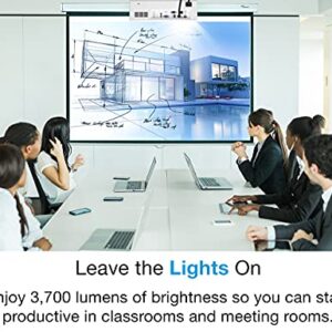 Optoma ZW370 WXGA Professional Laser Projector | Compact Design & Bright 3700 lumens | DuraCore Technology, Up to 30,000 Hours | Network Control | Quiet Operation | 10W Speaker Built in