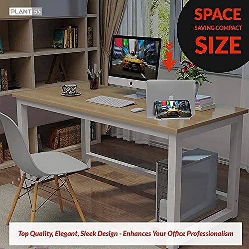 Vertical Laptop Stand with New Smart Phone Slot; Solid Upright MacBook Storage Saves Desk Space; Strong Aluminum Adjustable Rack with Powerful, Never Fail Hold