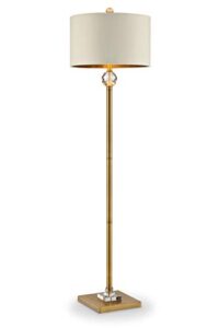 ok lighting azok5161f 63.25″ h perspicio floor lamp, brass