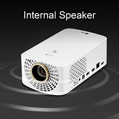 LG HF60LA LED Full HD Cinebeam Projector with Smart TV and Bluetooth Sound Out (White) (Renewed)