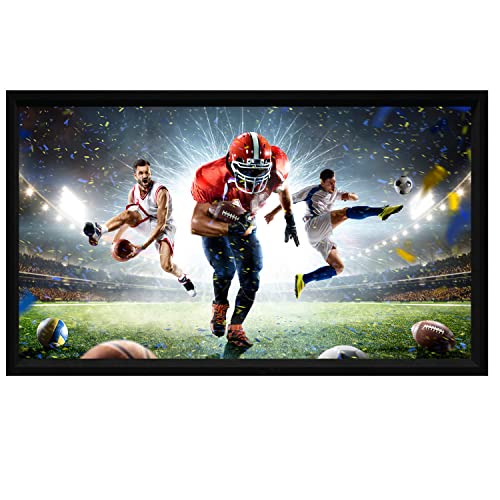 Samsung The Freestyle Projector, Up to 100" Screen, Smart TV, 360 Degree Sound (SP-LSP3BLAXZA) Bundle with 2 YR CPS Protection Pack, Deco Gear HDMI Cable and 120" Screen