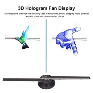 3D Hologram Fan, Hologram Projector Led Advertising Display Fan 512X224, with 224 Lamp Beads for Business Store Signs Bar Party Advertising Display(#3)