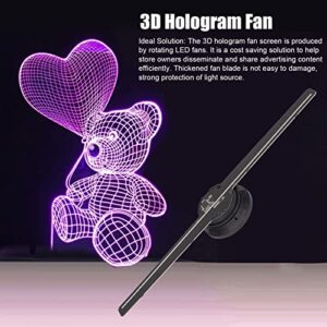 3D Hologram Fan, Hologram Projector Led Advertising Display Fan 512X224, with 224 Lamp Beads for Business Store Signs Bar Party Advertising Display(#3)