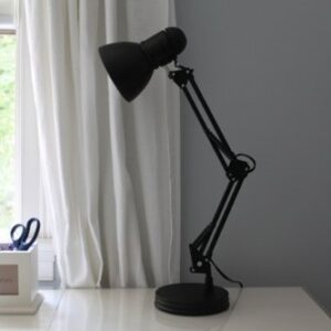 Boston Harbor TL-WK-134E-BK-3L Swing Arm Adjustable Desk Lamp, 60 W, A19, Black