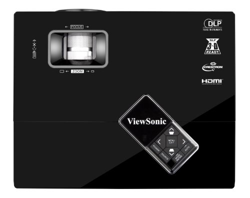 View Sonic PJD6253 XGA Front Projector, 300 Inches - Black