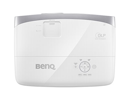 BenQ DLP HD Projector (HT2050) - 3D Home Theater Projector with All-Glass Cinema Grade Lens and RGBRGB Color Wheel,Silver/white