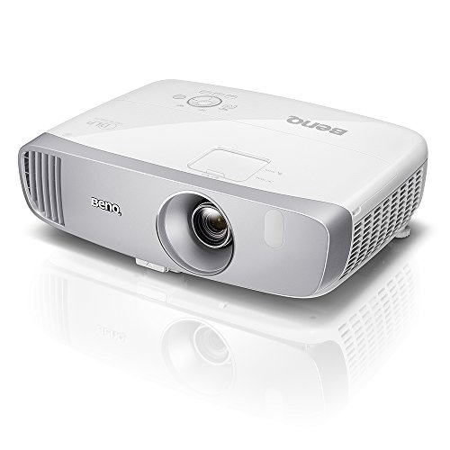 BenQ DLP HD Projector (HT2050) - 3D Home Theater Projector with All-Glass Cinema Grade Lens and RGBRGB Color Wheel,Silver/white