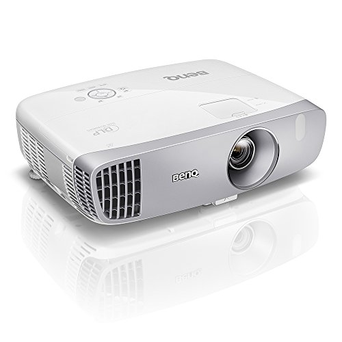 BenQ DLP HD Projector (HT2050) - 3D Home Theater Projector with All-Glass Cinema Grade Lens and RGBRGB Color Wheel,Silver/white