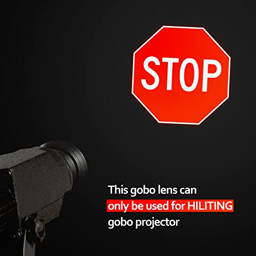 HILITING LED Logo GOBO 30W Projector with GOBO Lens GOBO Glass-Stop Sign