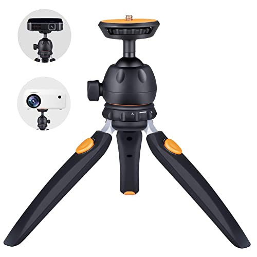 AKIYO Native 1080P HD WiFi Projector O7with an Arbitrary Rotation Portable Tripod, Carrying Case Included