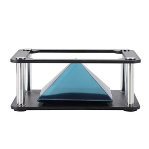 smartphone 3d hologram projector, 3d holographic display stands projector 3.5-6inch mobile smartphone hologram for corporate product display, personal entertainment(cylindrical)