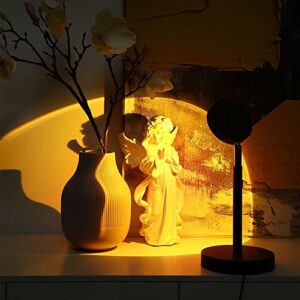 Sunset Lamp, 16 Changing Colors Sunset Lamp Projection with Remote Control,180 Degree Rotation Floor Lamps for Indoor Parties, Bedroom Decoration, Photo Background, Vlog Atmosphere
