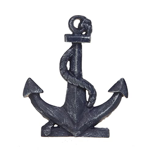 Ganz CB175498 Anchor Door Stop, 8-inch Height, Blue