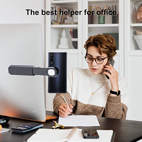 Laptop Phone Holder,Laptop Stand Adjustable Laptop Mount Monitor Expansion Bracket , Foldable Magnetic Cellphone Stand,Slim Portable Scalable Stand