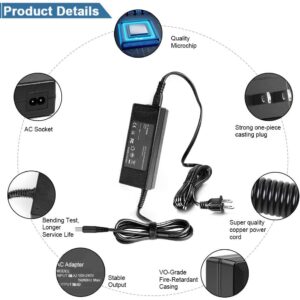 SKKSource AC Adapter Compatible with Vivitek Qumi Q5-RD Q5-BK Q5RD Q5BK 500 Lumens LED DLP Projector