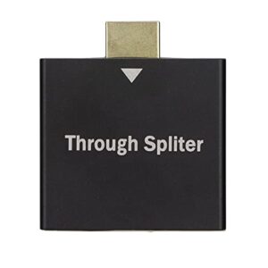 high definition through spliter,high resolution multimedia interface adapter,1 in 2 out small portable screen splitter,male to dual multimedia interface female,for hdtv,dvd players,lcd,projectors