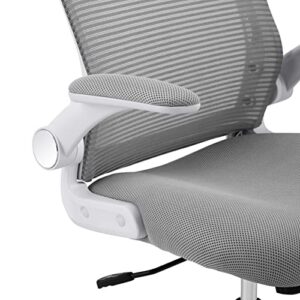 Serta Creativity Ergonomic Mesh Office Computer Desk Chair, Adjustable Armrest with Mid-Back Lumbar Support, Gray