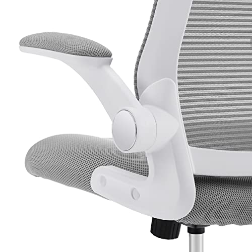 Serta Creativity Ergonomic Mesh Office Computer Desk Chair, Adjustable Armrest with Mid-Back Lumbar Support, Gray