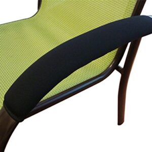 Ergo360 Soft Neoprene Chair Armrest Covers (Complete 2 Piece Set)