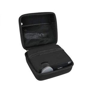 hermitshell hard travel case for manybox 3500 lux/manybox 4500 lux portable video projector mini projector