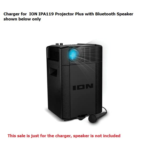 Charger Compatible with ION Projector Plus Projector with Bluetooth Speaker IPA119