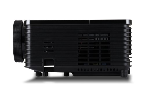 ViewSonic PJD6345 XGA 1024x768 DLP Projector with LAN Control, Wired and Wireless LAN Display (Black)