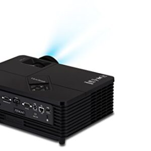 ViewSonic PJD6345 XGA 1024x768 DLP Projector with LAN Control, Wired and Wireless LAN Display (Black)