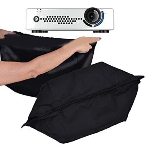 yosoo projector dust cover, oxford cloth printer cover case protector with adjustable retractor home theater projector protective cover to keep the projector clean