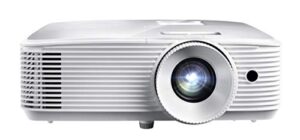 optoma hd27hdr 1080p 4k hdr ready home theater projector for gaming and movies, 120hz support and hdmi 2.0, white
