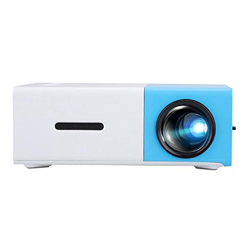 CiCiglow Video Projector, 1080P HD LED Mini Portable Home Theater Projector with HDMI/USB/AV Support Photo/Music/Video/TXT Digital Multimedia Projector for TV, PC, Xbox, PS4, etc.(US)