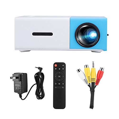 CiCiglow Video Projector, 1080P HD LED Mini Portable Home Theater Projector with HDMI/USB/AV Support Photo/Music/Video/TXT Digital Multimedia Projector for TV, PC, Xbox, PS4, etc.(US)