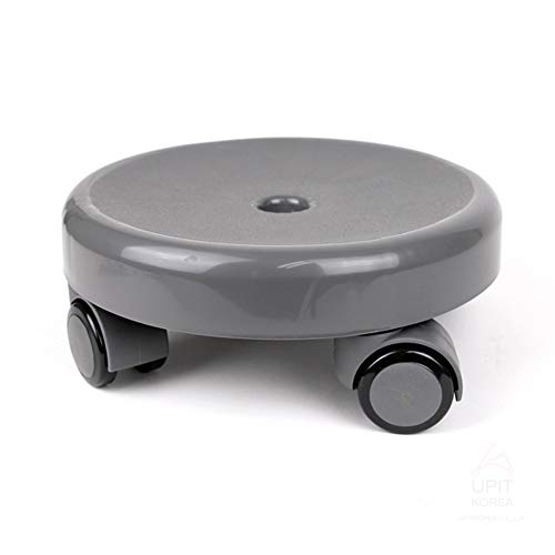 UPIT Low Roller Seat Wheel Stool Chair Grey Color