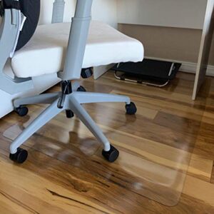 office chair mat, 47″×59″-2mm thick, chair mat for hardwood floor, desk chair mat, floor protectors for office chairs, office mat, office mats for rolling chairs