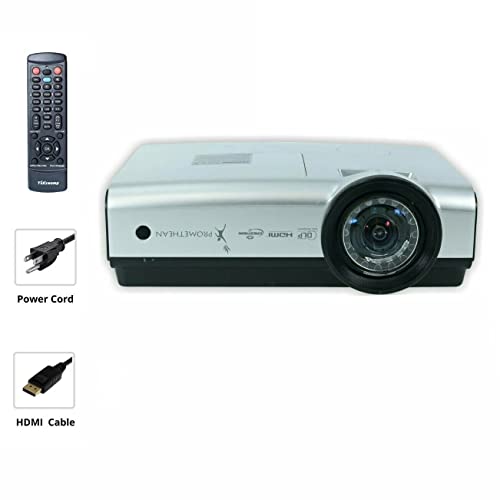 PROMETHEAN PRM-35 Short-Throw DLP Home Theater Projector HDMI 1176 Lamp Hours