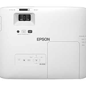 Epson V11H817020 PowerLite 2165W LCD Projector, Black/White