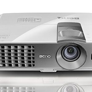 BenQ DLP HD 1080p Projector (W1070) - 3D Home Theater Projector with Lens Shift Technology and RGBRGB Color Wheel