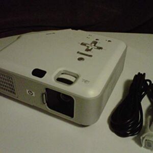 HP vp6320 Digital Multimedia DLP Projector w/DVI, VGA, USB & Speaker - 1024x768, 2000 Lumens - 30" to 270" Display! (Renewed)