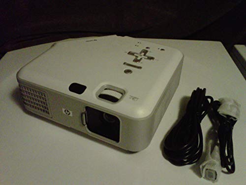 HP vp6320 Digital Multimedia DLP Projector w/DVI, VGA, USB & Speaker - 1024x768, 2000 Lumens - 30" to 270" Display! (Renewed)