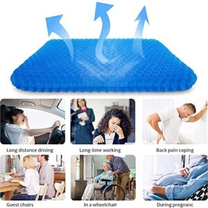 Kays Gel Seat Cushion, Seat Pad, Seat Pillow, Wheelchair pad and Long Sitting Cushion, Breathable and Cooling Cushion