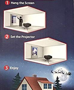 Virtual Holiday Projector - 8 Christmas and Halloween Movies