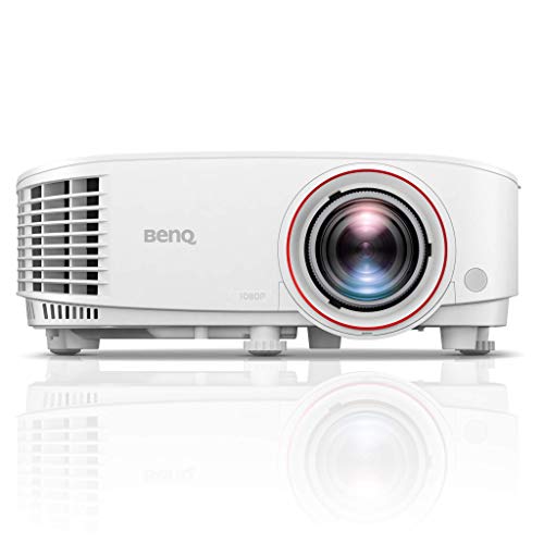 BenQ TH671ST Full HD 1080p Projector for Gaming: High Brightness 3000 ANSI Lumen, Low Input Lag, Superior Short Throw for Table Top Placement - White