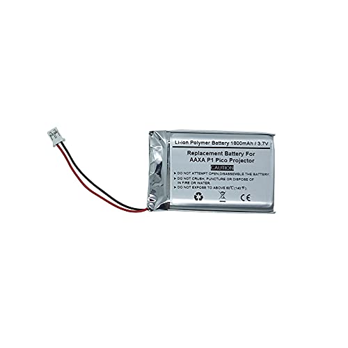 STARTONG 1800mAh 3.7V Replacement Battery for AAXA P1 Pico Projector, AAXA KP250-03