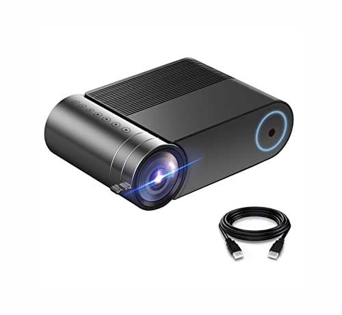 Mini Projector, Portable Movie Projector, Pico Phone Outdoor Video Projector, 720P Native, Full HD 1080P Supported, 3800 Lux Led Projector