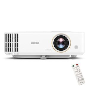 benq th585 1080p home entertainment projector | 3500 lumens | high contrast ratio | loud 10w speaker | low input lag for gaming | stream netflix & prime video (renewed)