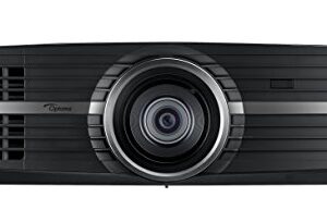 Optoma UHD65 True 4K UHD Cinema Projector for Home Theater Enthusiasts | Accurate Color with 6-Segment Color Wheel | Rec.709 for Wide Color Gamut | HDR10 | Puremotion Technology, Black