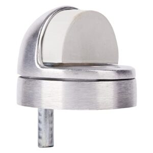 brinks commercial – dome floor door stop, satin chrome finish – non-obtrusive option to protect doors and walls