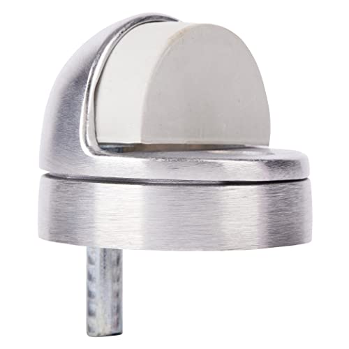 BRINKS Commercial - Dome Floor Door Stop, Satin Chrome Finish - Non-Obtrusive Option to Protect Doors and Walls