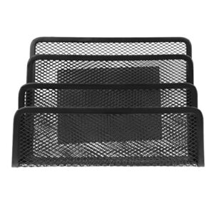 Metal Mesh Desktop Organizer Memo Holders Vertical Magazine Display File Folder Letter Holders for Home School Office Use